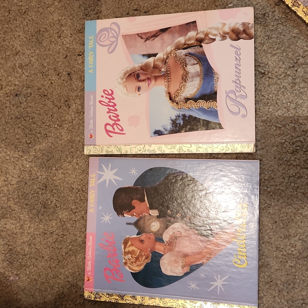 12 Barbie Golden books modern & vintage - Picture 6 of 7